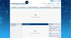 Desktop Screenshot of colaboracionvirtual.com